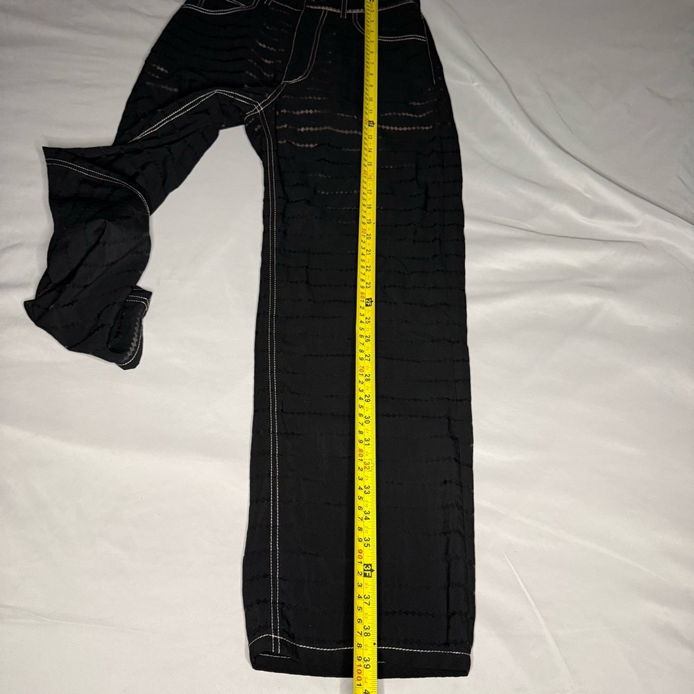 Fleur du Mal Burnout Pants Size 2 - Picture 10 of 10